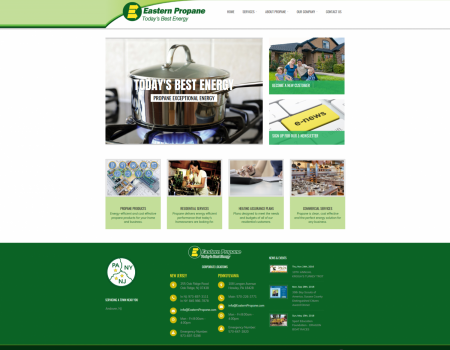 Homepage | Eastern Propane Website Design