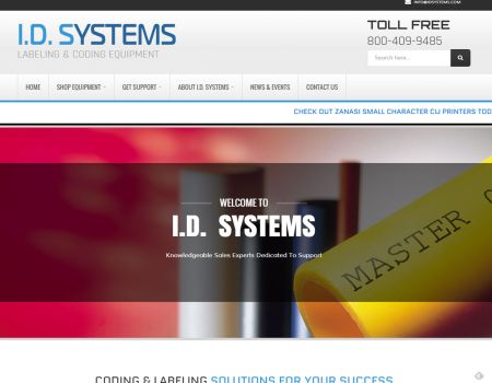 ID Systems Website Design Homepage Slideshow